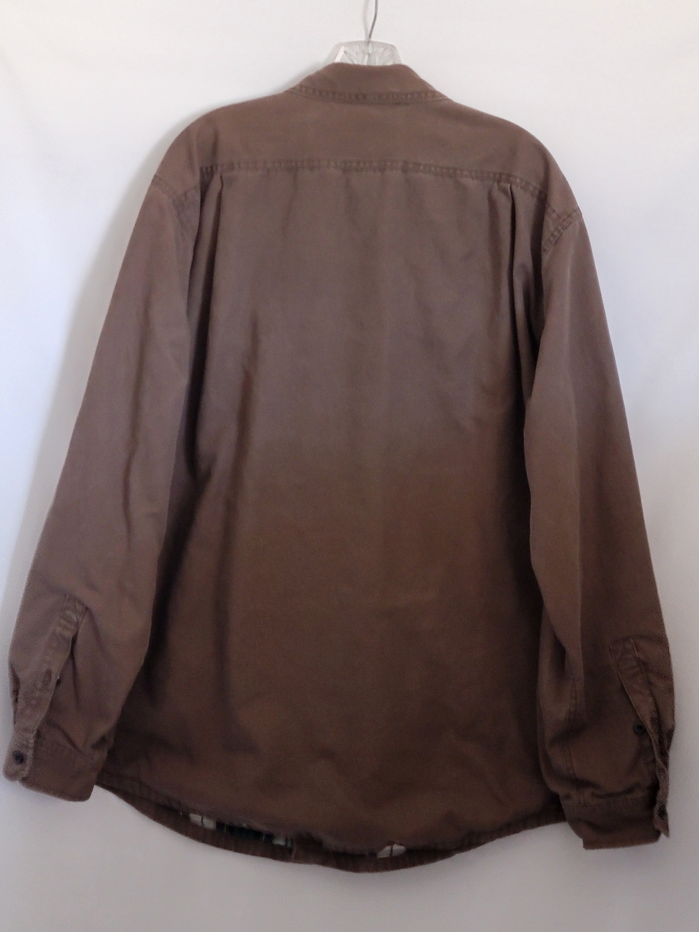 Eddie Bauer Men's Brown Utility Jacket 100% Cotton Size XL - Picture 7 of 8